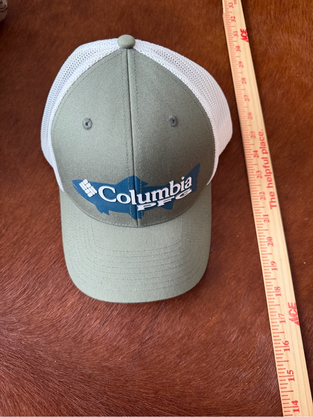 Grey Columbia PFG Hat